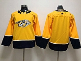 Youth Nashville Predators Blank Yellow Adidas Jersey